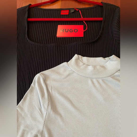 XXL Hugo Boss Body Con Medium Weight Sweater Dress & sheer top options ! - Picture 13 of 16